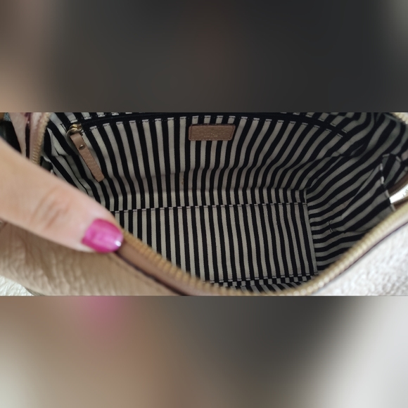 Kate Spade beige messenger shoulder bag with handle - Picture 5 of 5